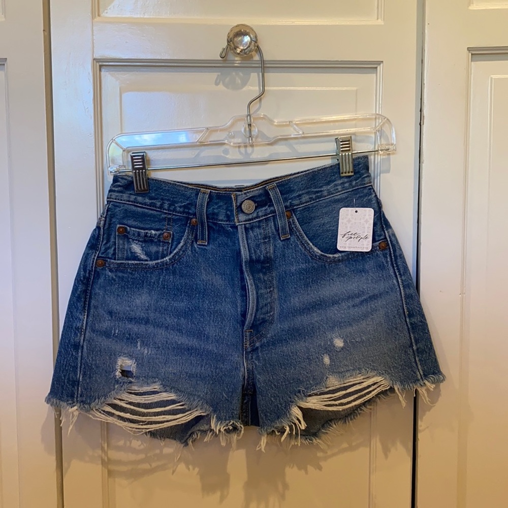 brand new Free People, Levi denim shorts